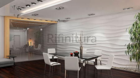 гипсовая 3d-панель rifinitura duna horizontal i-014 Новосибирск